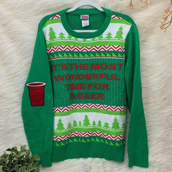 it's the most wonderful time for a beer sweater
